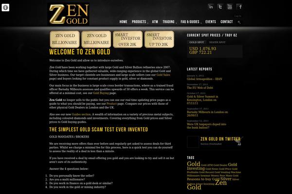 zengold.com site used Zengold
