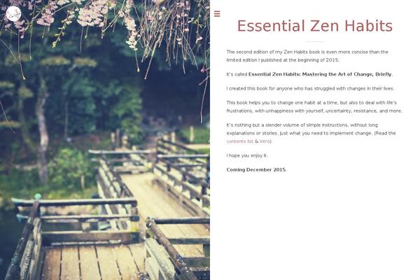 zenhabitsbook.com site used Krating