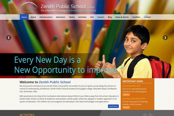 zenithpublicschool.com site used Zenithpublicschool