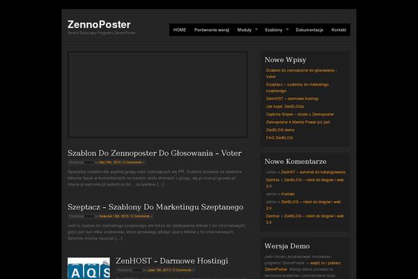 zennoposter.pl site used Basicodark