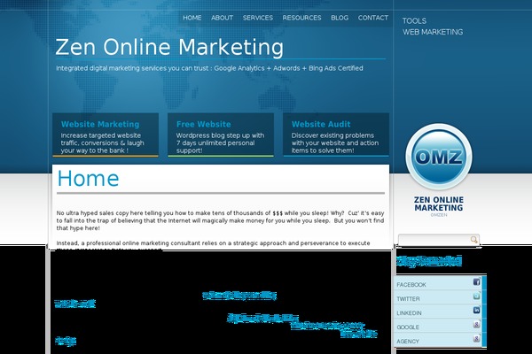 Digitalagency theme site design template sample
