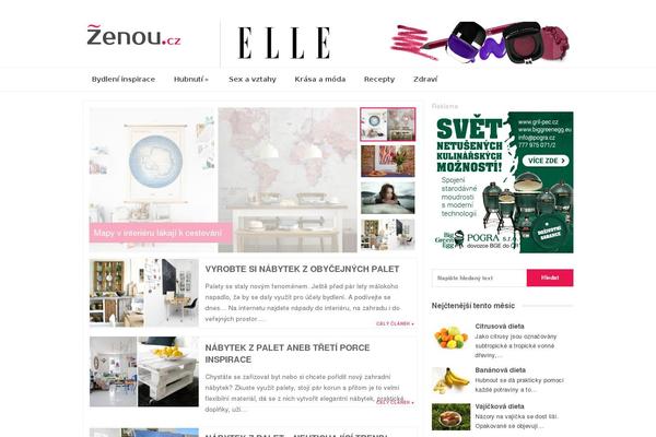 Glamour theme site design template sample