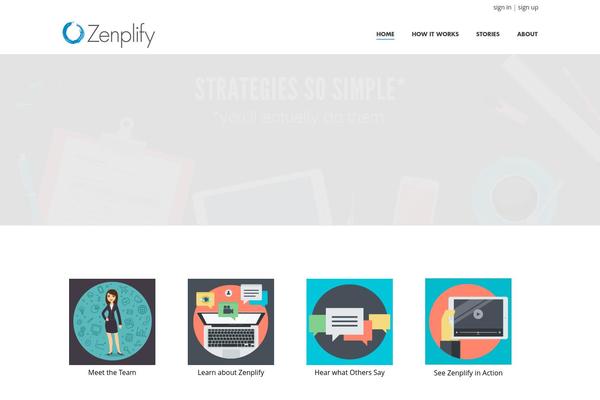 zenplify.com site used Zenplify