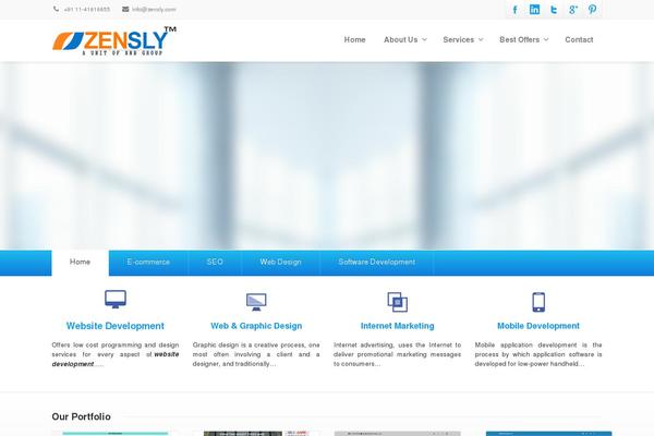 zensly.com site used Zensly