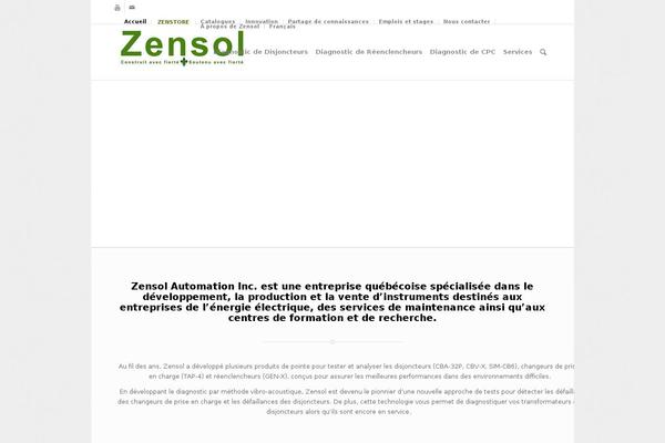 Enfold theme site design template sample