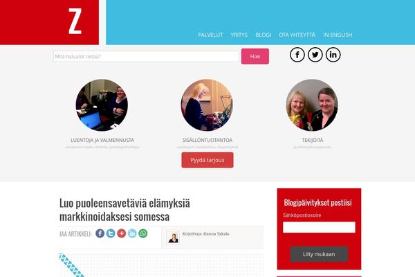 Headway theme site design template sample