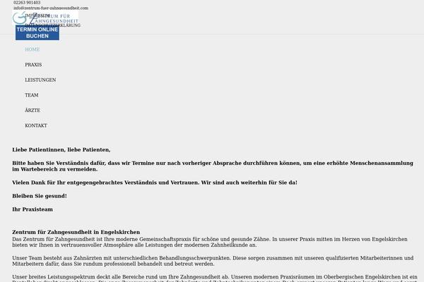 Impreza theme site design template sample