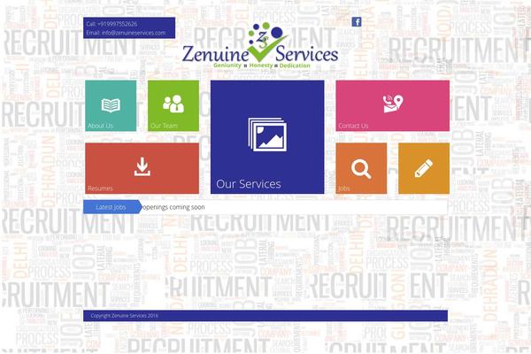 zenuineservices.com site used Zenuineservices