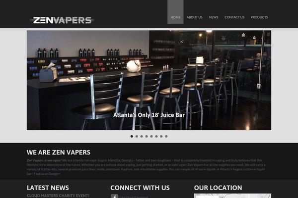 WordPress website example screenshot