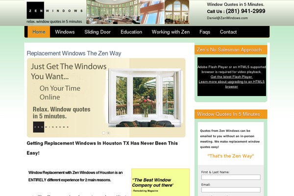 WordPress website example screenshot