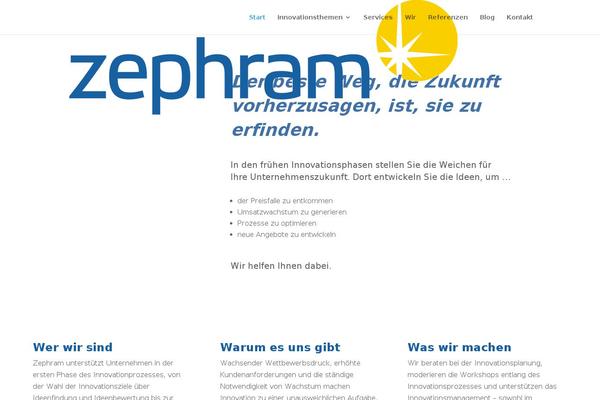Divi theme site design template sample