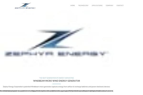 zephyrenergy.com site used Visiontheme