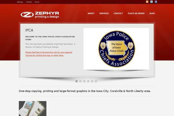 Karma theme site design template sample