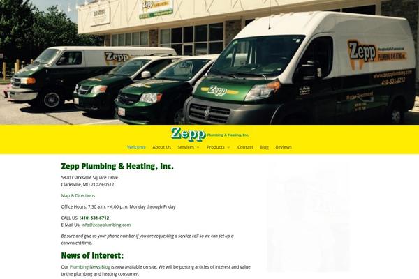 WordPress website example screenshot