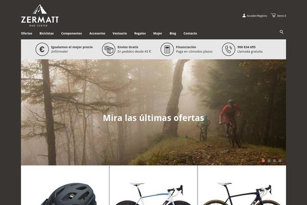 Zermatt theme websites examples