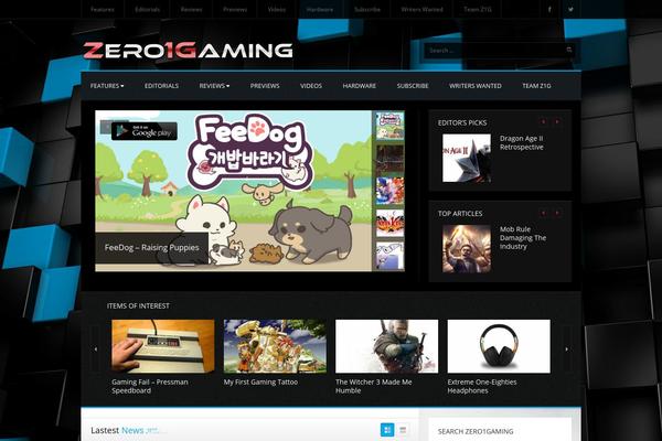 zero1gaming.com site used Dw Gamez