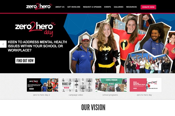 zero2hero.com.au site used Mission