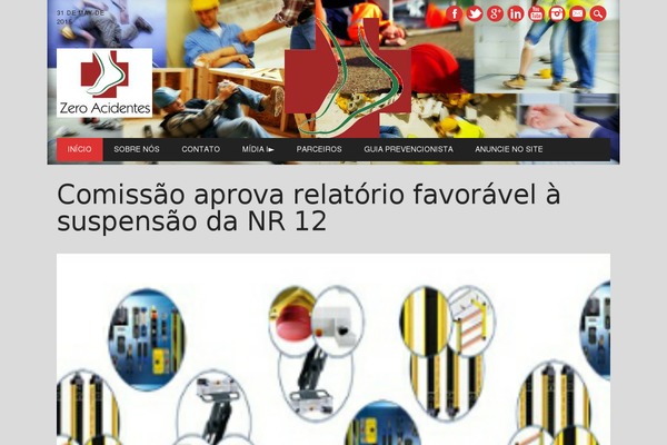 zeroacidentes.com.br site used The Newswire