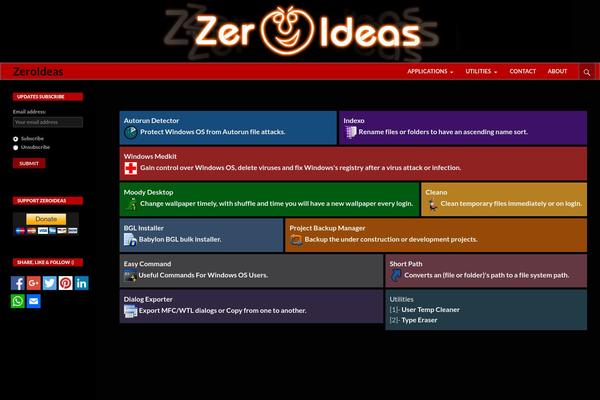 zeroideas.net site used Zeroideas