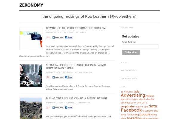 WordPress website example screenshot