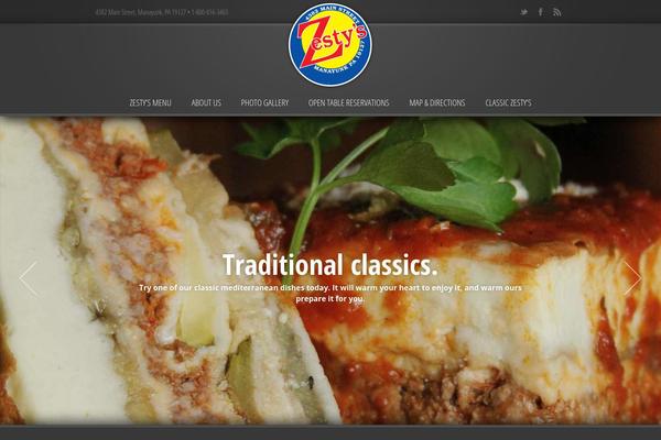 Linguini theme site design template sample