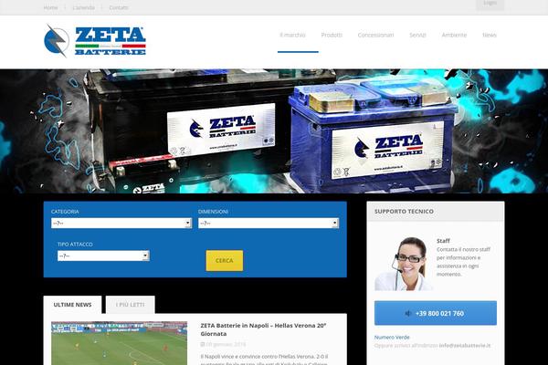 Zeta theme site design template sample