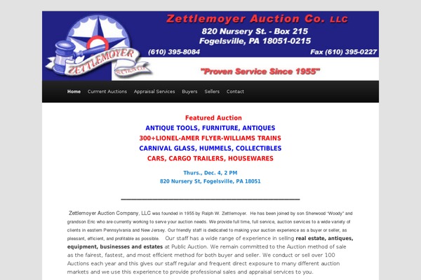 zettauction.com site used Auctionzipfreesiteclone