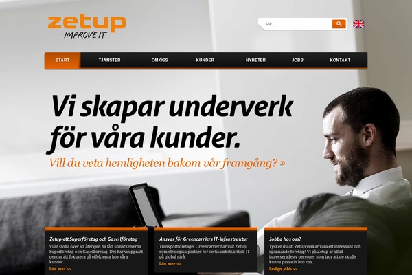 zetup.se site used Zetup