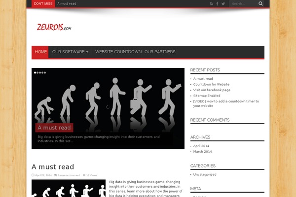 WordPress website example screenshot