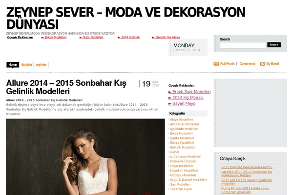 zeynepsever.com site used Zeynep