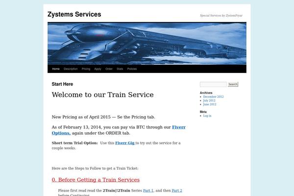 WordPress website example screenshot