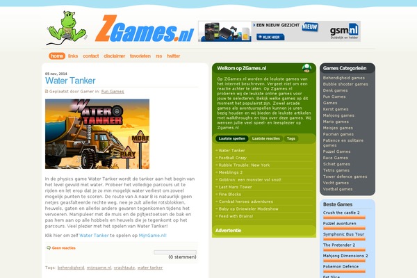 WordPress website example screenshot