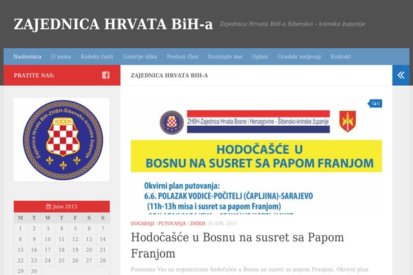 WordPress website example screenshot