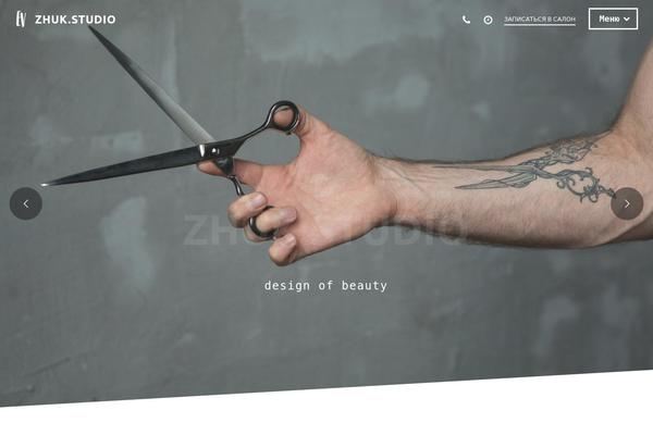 zhuk.studio site used Zhuk-studio