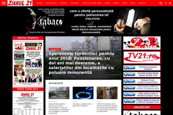 ziarul21.ro site used Flex Mag