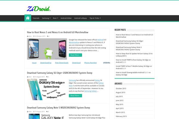 WordPress website example screenshot