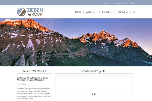 WordPress website example screenshot