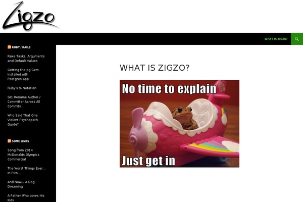 zigzo.com site used Twenty Fourteen