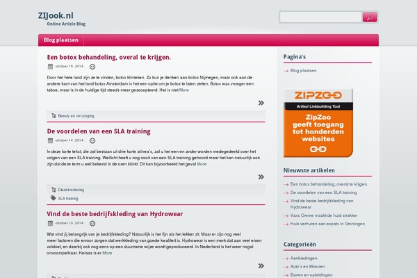 zijook.nl site used Pennews-child