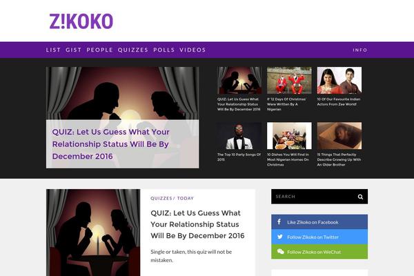 zikoko.com site used Zkk3.0