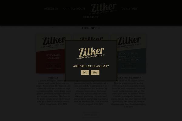 zilkerbeer.com site used Zilkerbrewing