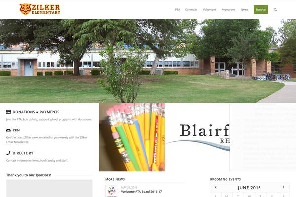 WordPress website example screenshot