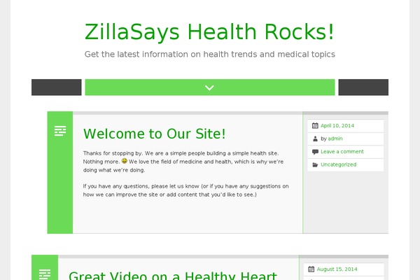 zillasays.com site used zeeLinear