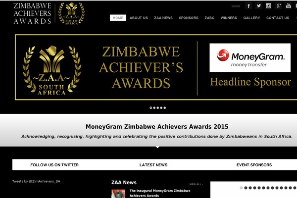 zimbabweachieversawards.co.za site used Kallyas