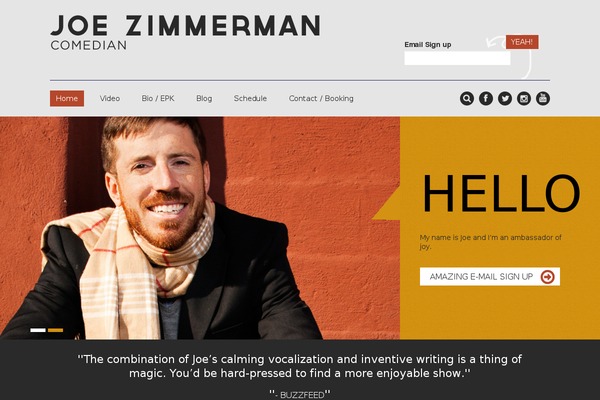 zimmermancomedy.com site used Zimmerman