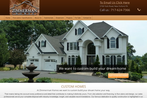 zimmermanhomes.com site used Zimmerman