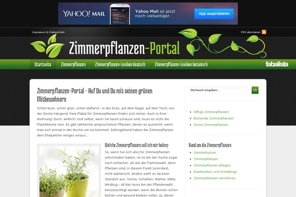 zimmerpflanzen-portal.de site used deStyle