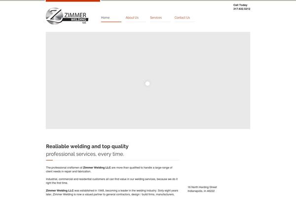 Industrial theme site design template sample