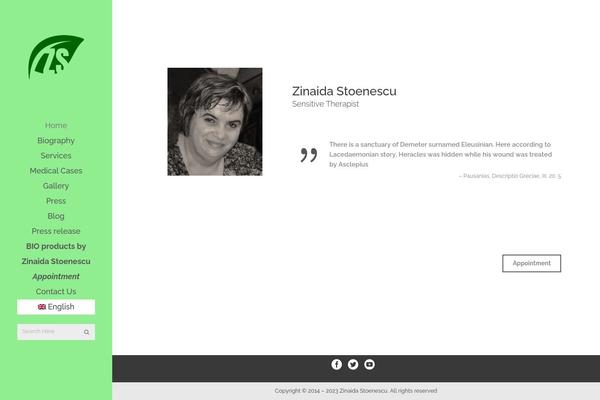 zinaidastoenescu.com site used Zinaida