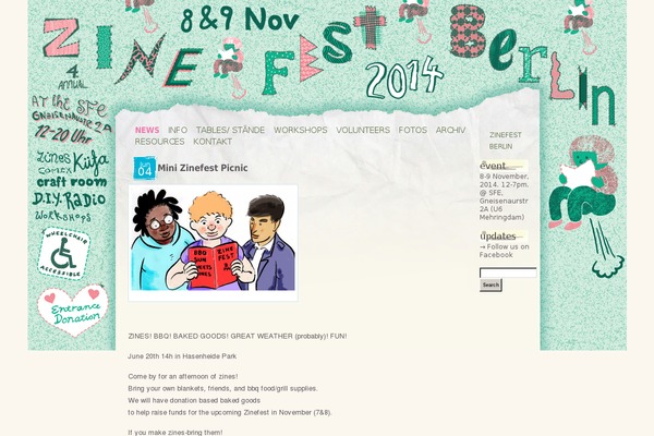 WordPress website example screenshot